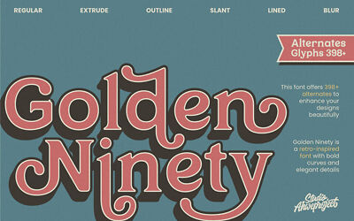 Golden Ninety Font