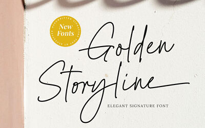 Golden Storyline Font