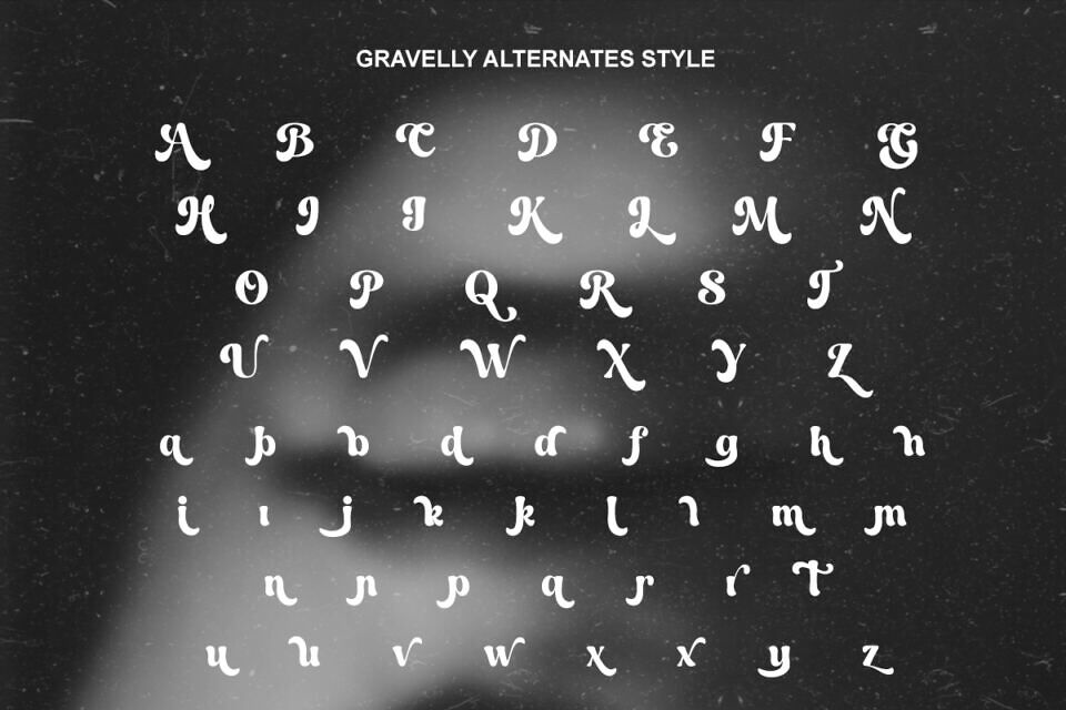 Gravelly Font