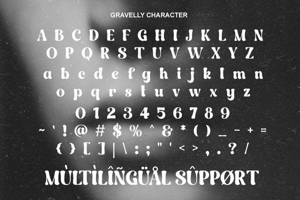 Gravelly Font