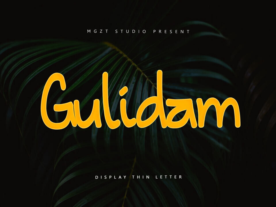 Gulidam Font