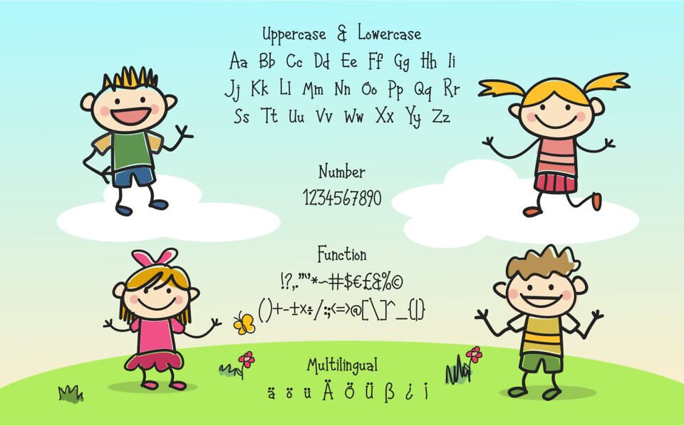 Happy Kids Font