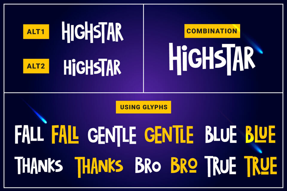 High Star Font