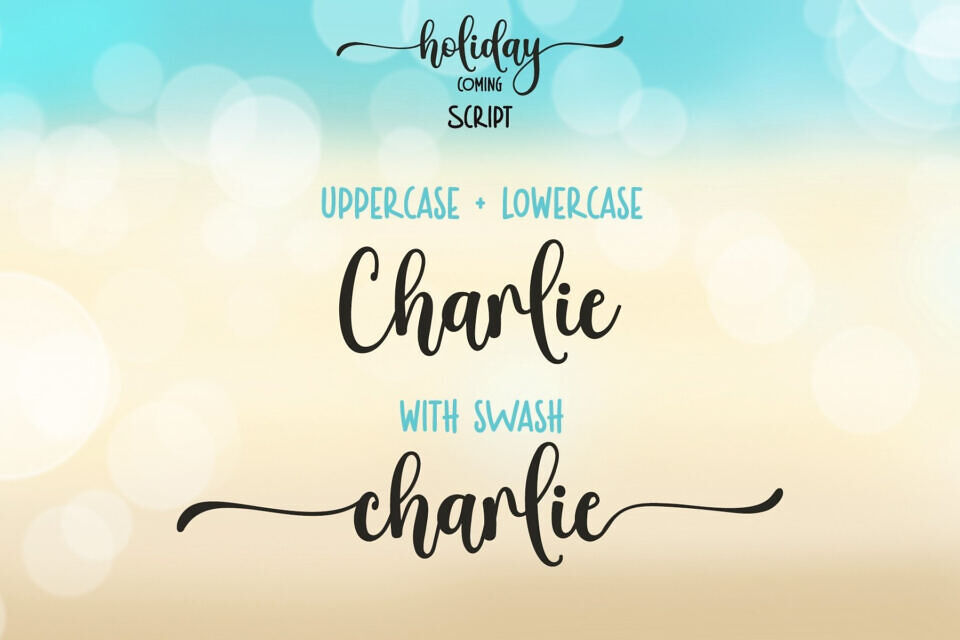 Holiday Coming Font
