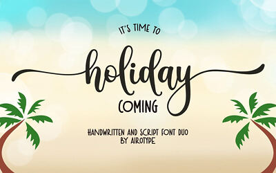 Holiday Coming Font