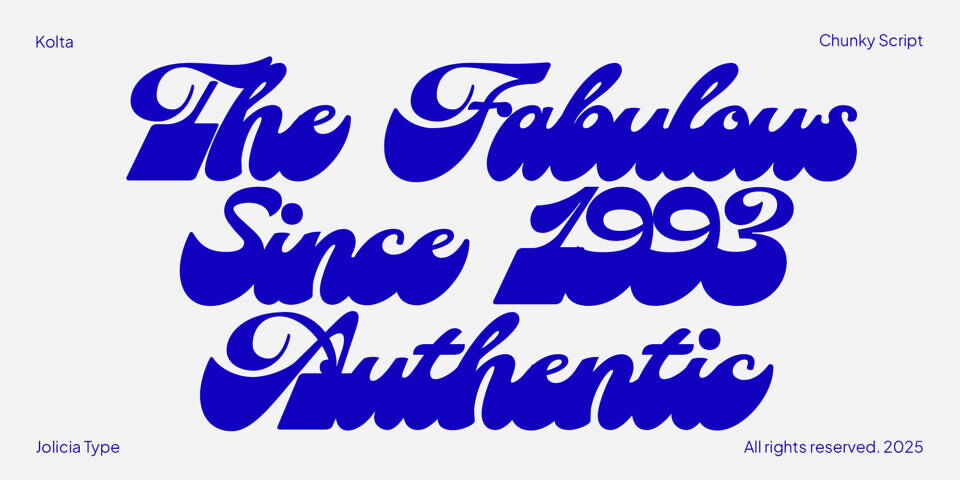 Kolta Font