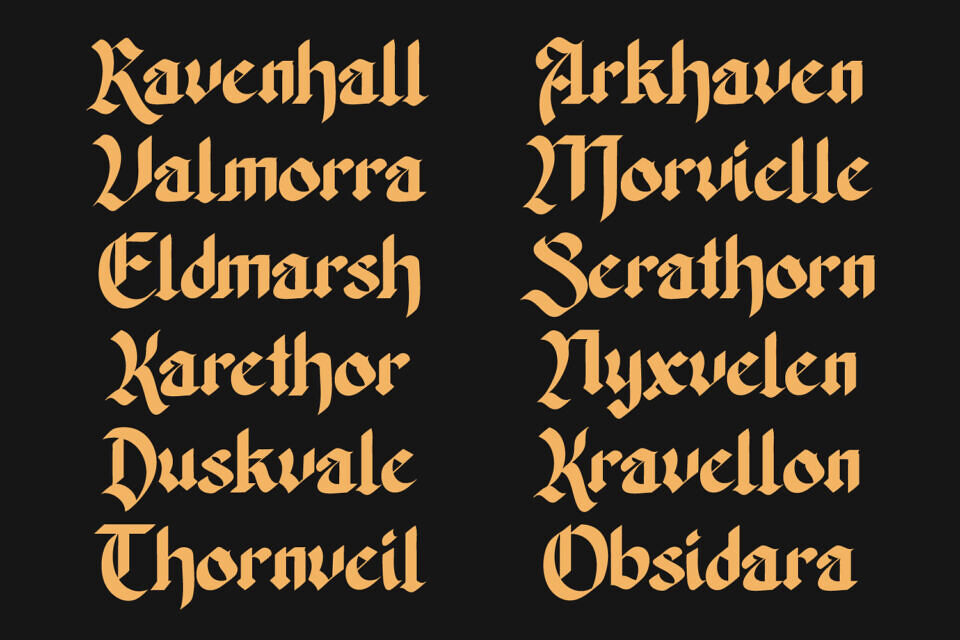 Kosegry Font