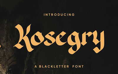 Kosegry Font