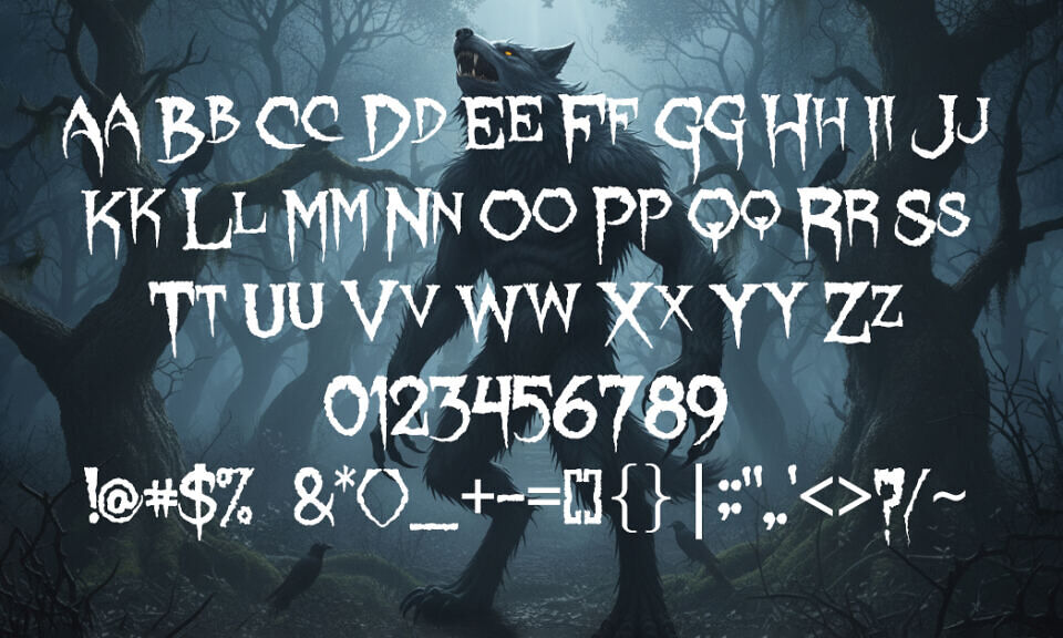 Lycanthrope Font