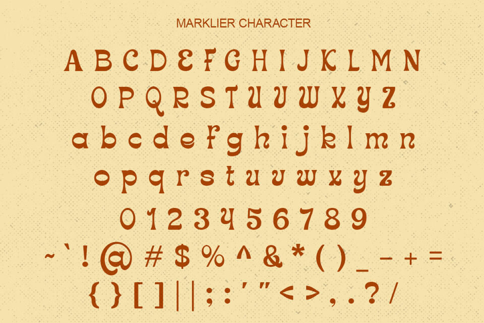 Marklier Font