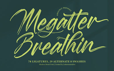 Megatter Breathin Font