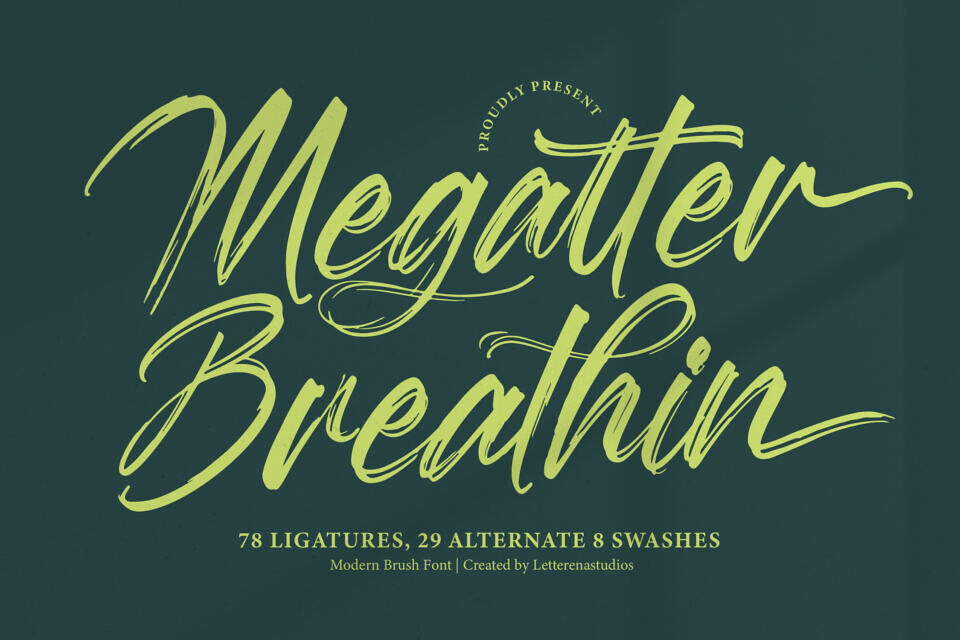 Megatter Breathin Font