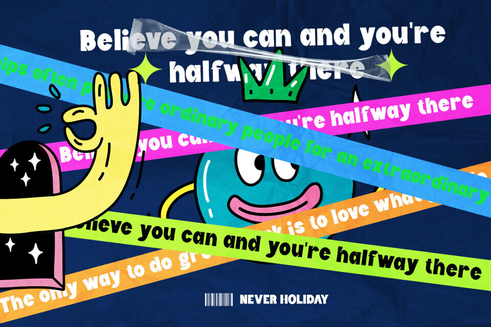 Never Holiday Font