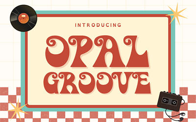 Opal Groove Font