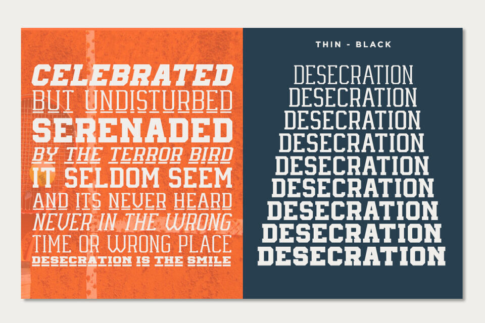 Oud Range Font