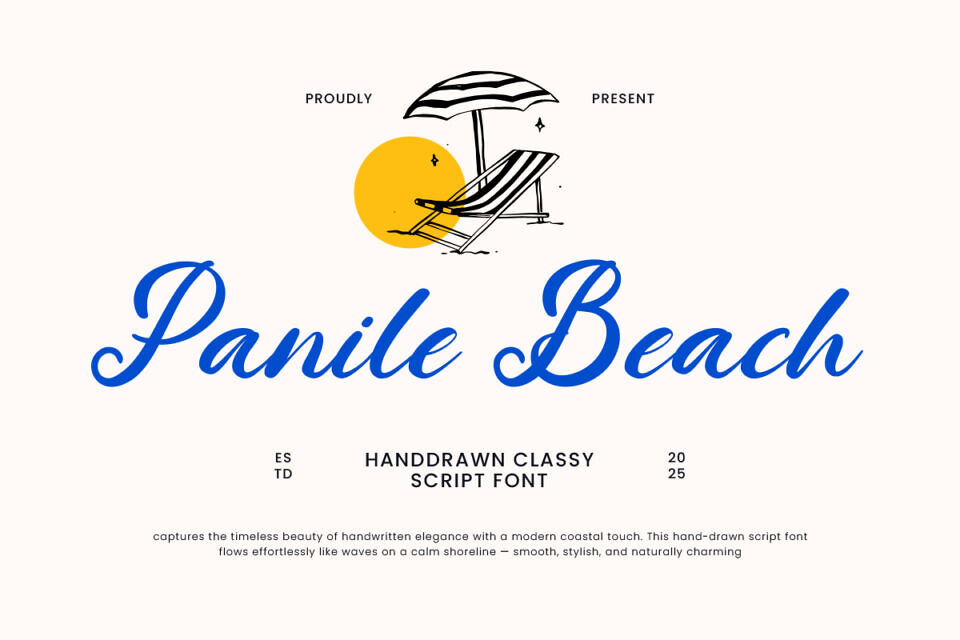 Panile Beach Font
