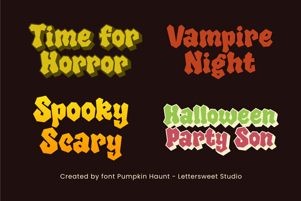 Pumpkin Haunt Font