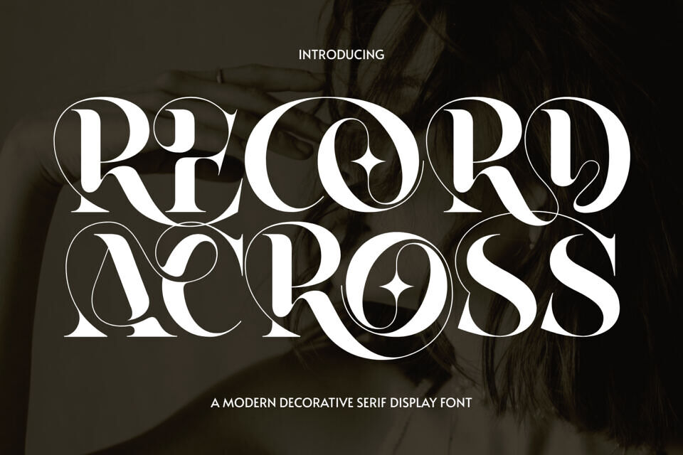 Record Across Font
