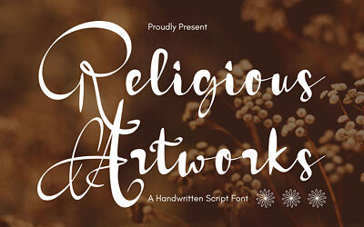 Religious Artworks Font