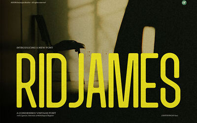 Ridjames Font