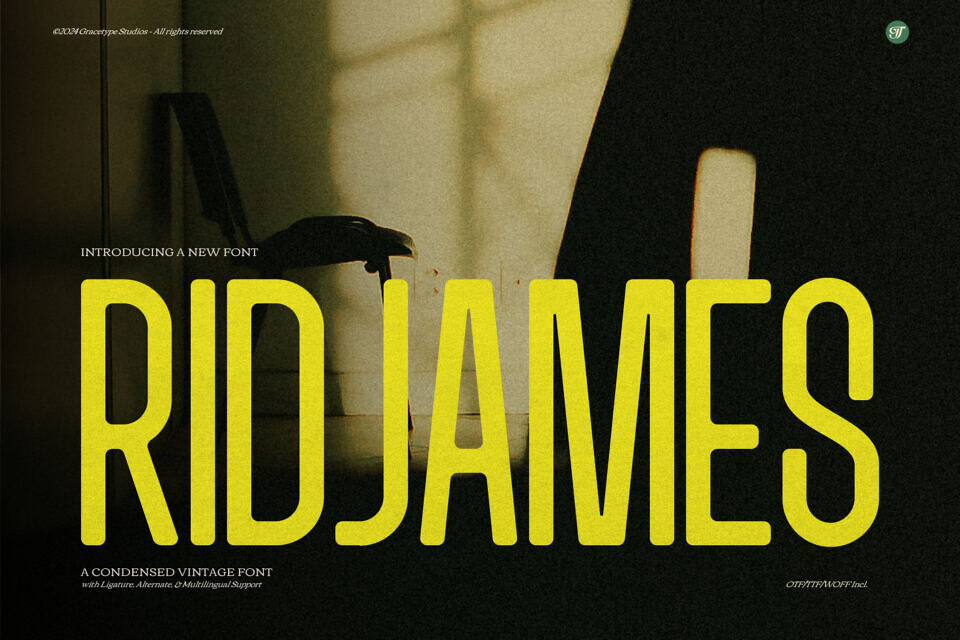 Ridjames Font