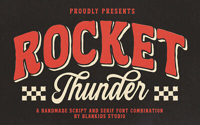 Rocket Thunder Script Font