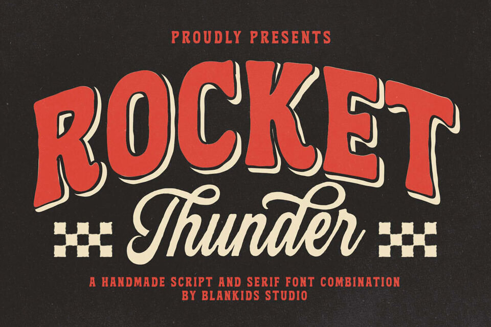Rocket Thunder Script Font