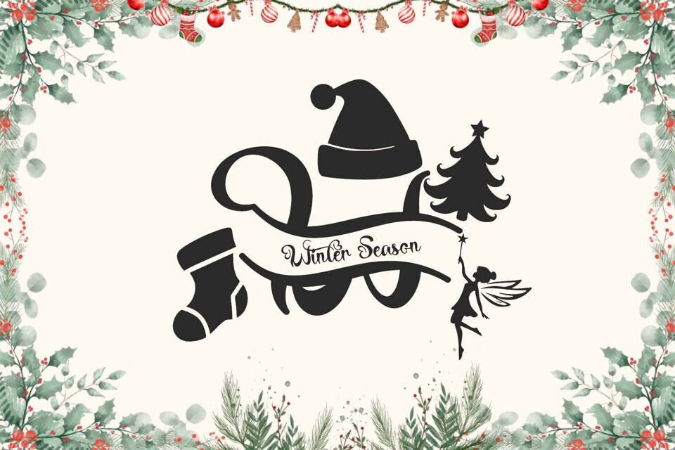 Romantic Christmas Monogram Font