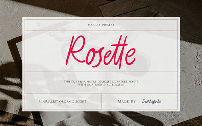 Rosette Font