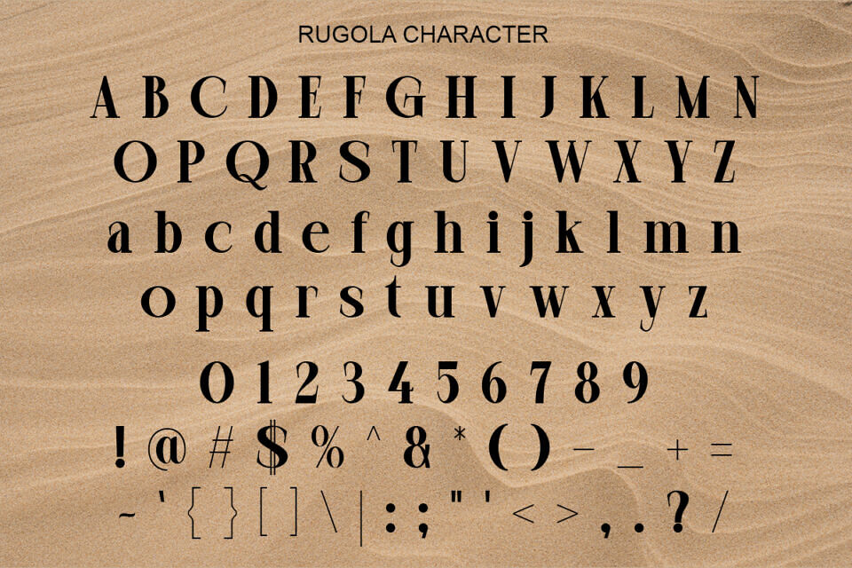 Rugola Font