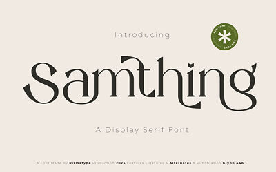 Samthing Font