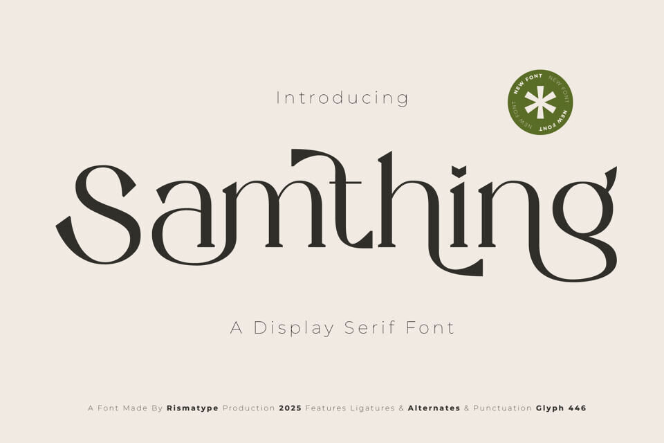 Samthing Font