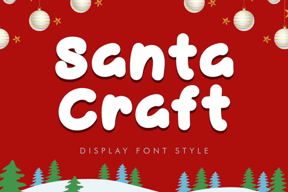 Santa Craft Font