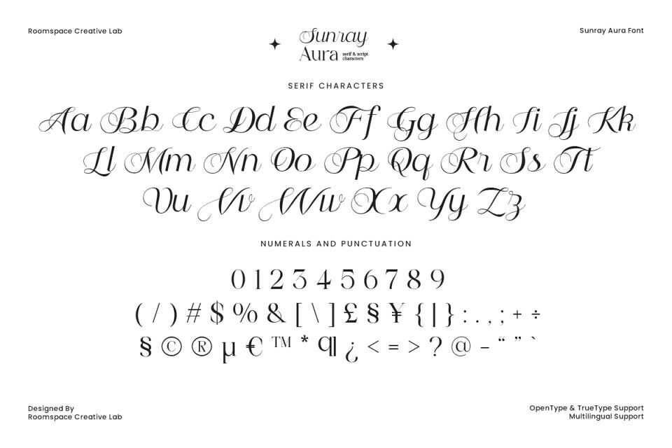 Sunray Aura Font