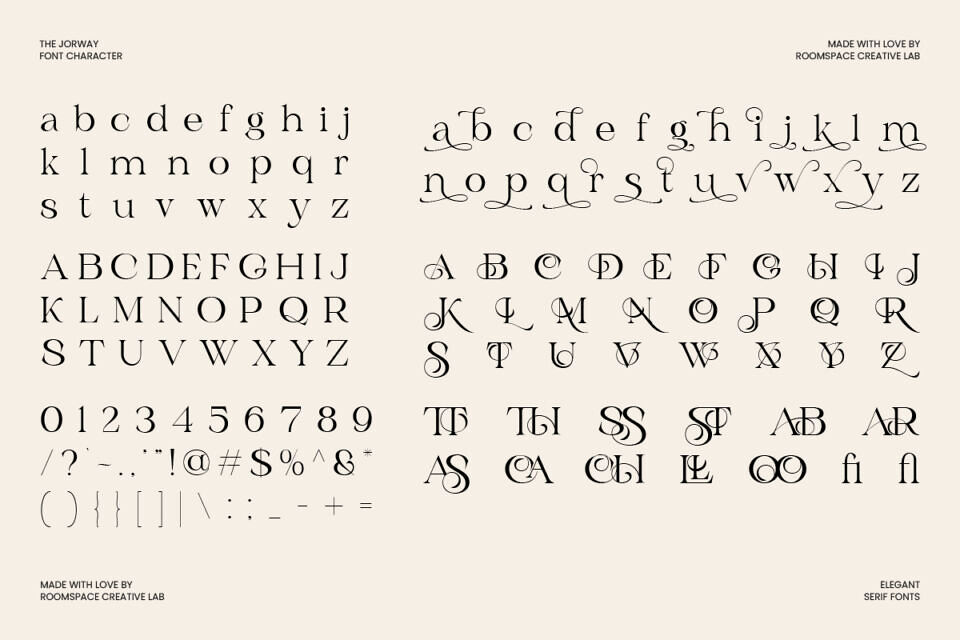 The Jorway Font