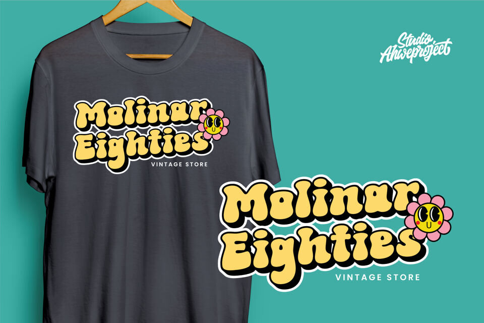 The Retro Eighties Font