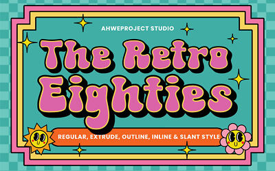 The Retro Eighties Font