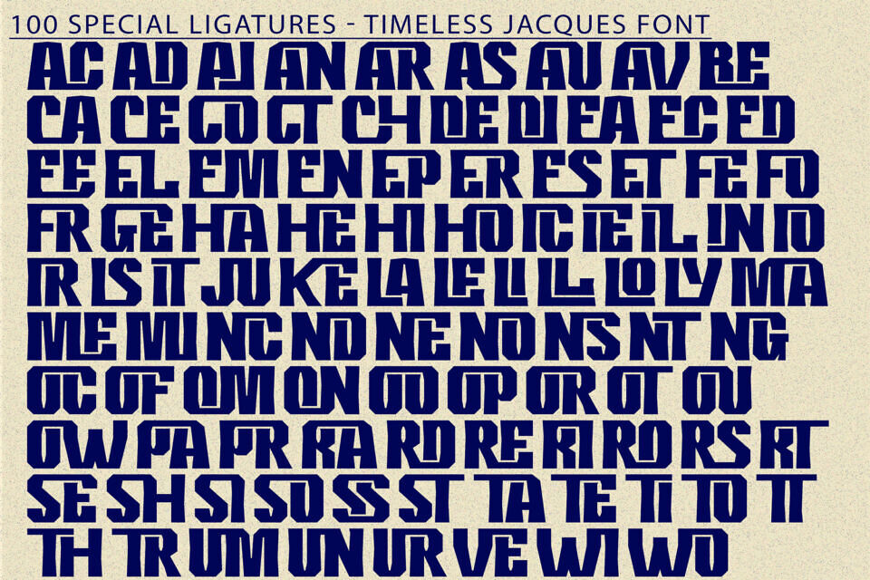 Timeless Jacques Font