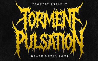 Torment Pulsation Font