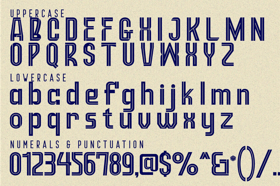 Traditional Techniques Font