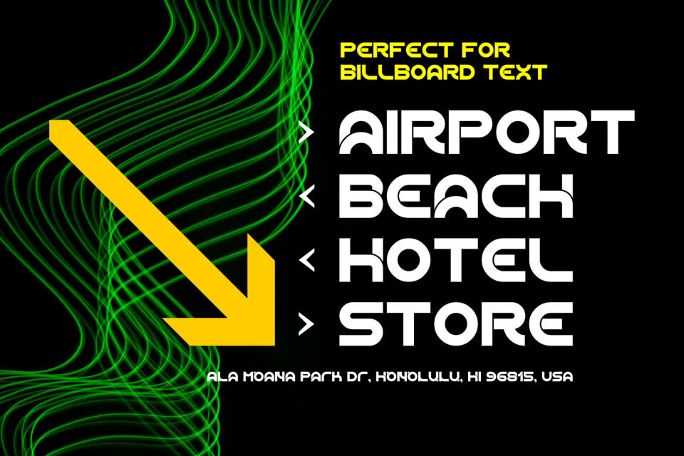 Tronical Elyps Font