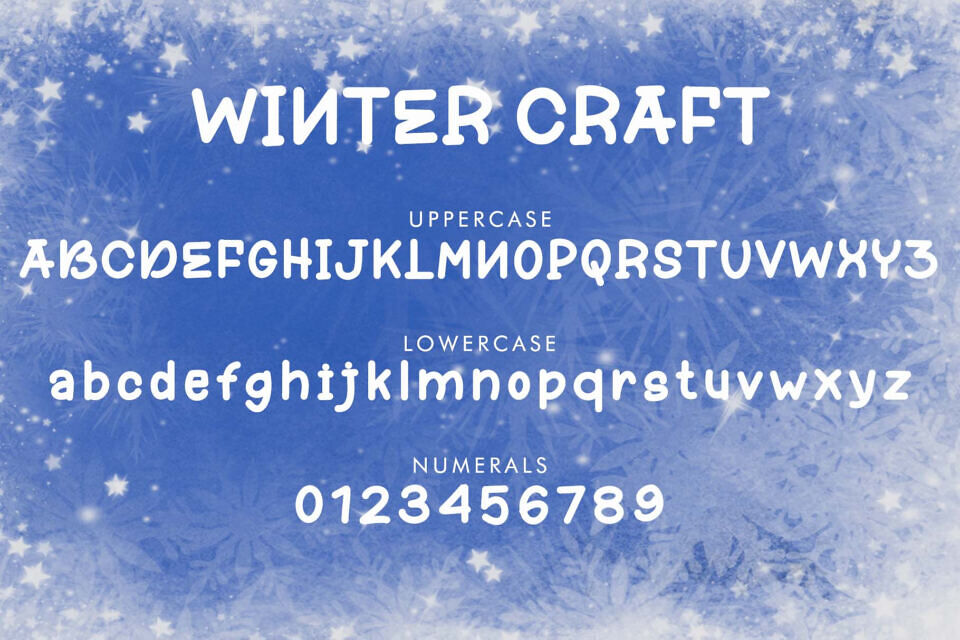 Winter Craft Font