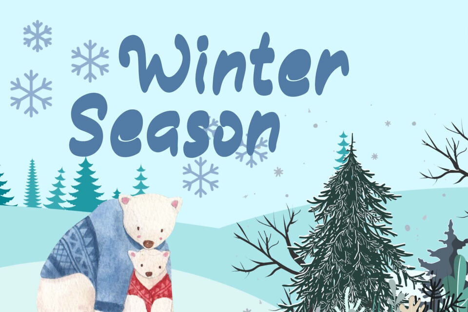 Winter Funny Font
