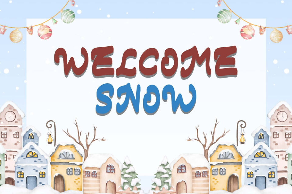 Winter Funny Font