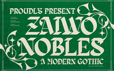 Zaiwo Nobles Font