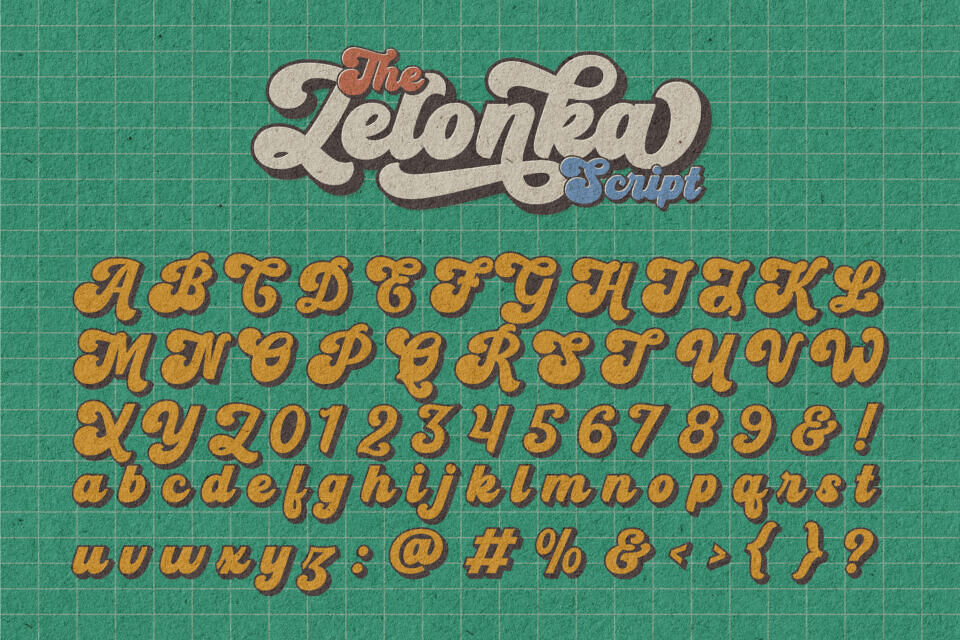 Zelonka Font