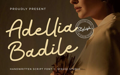 Adellia Badile Font