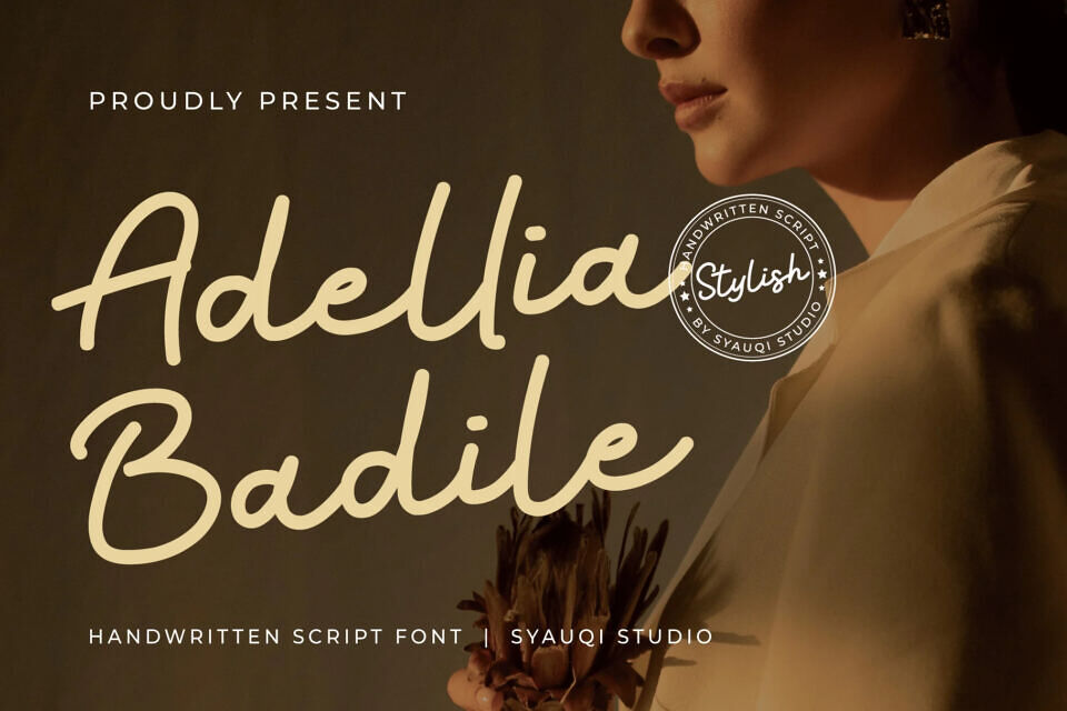 Adellia Badile Font