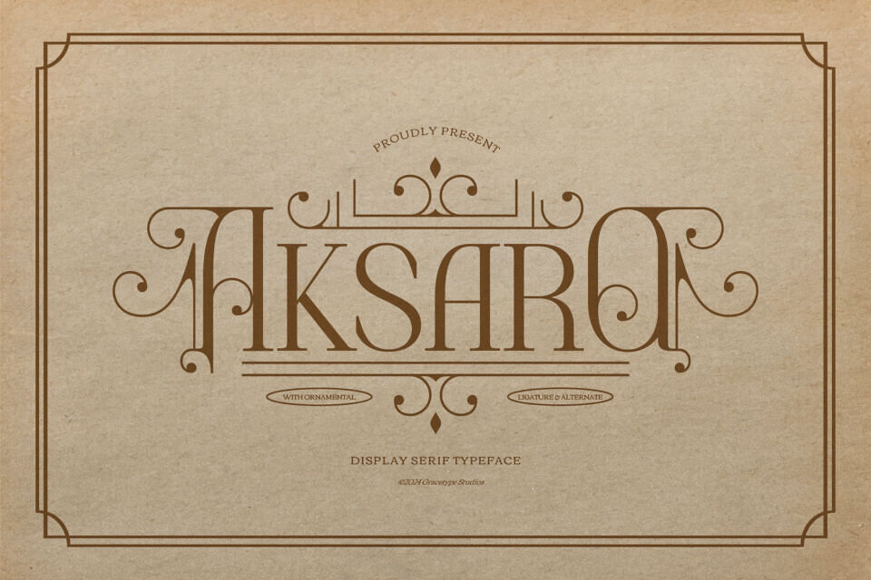 Aksaro Font