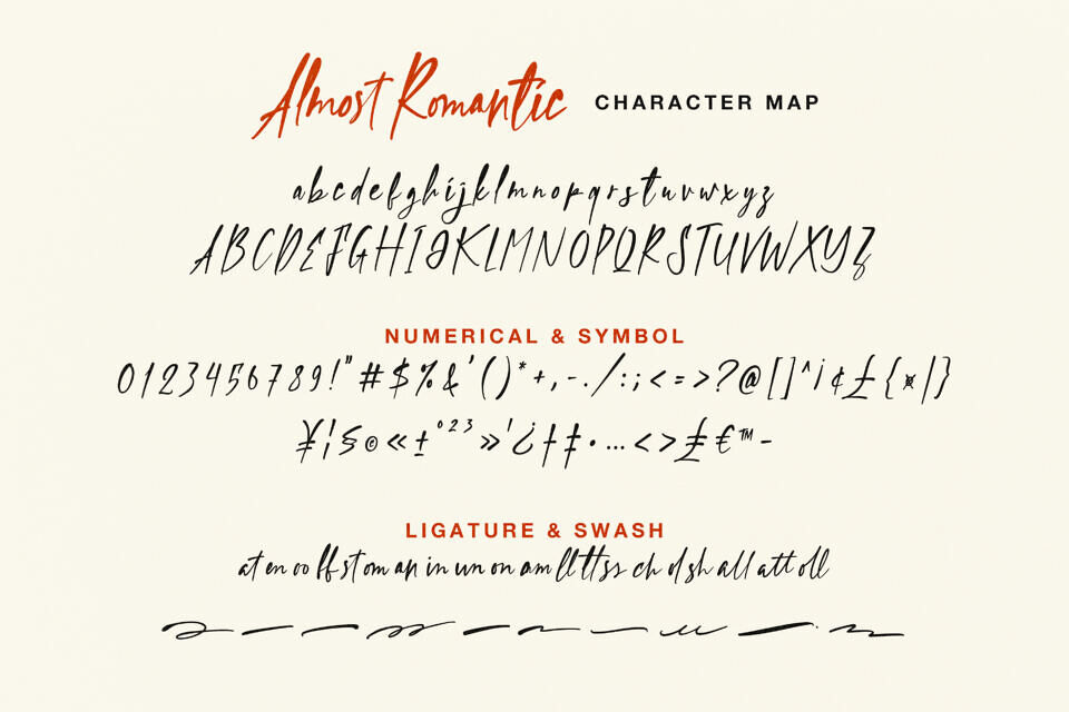 Almost Romantic Font